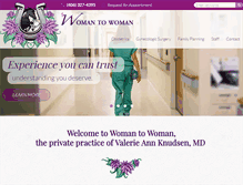 Tablet Screenshot of drknudsen.com